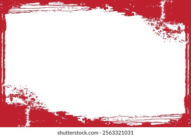 Vector grunge border, grunge border brush, grunge border edge, square grunge border