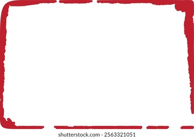 Vector grunge border, grunge border brush, grunge border edge, square grunge border