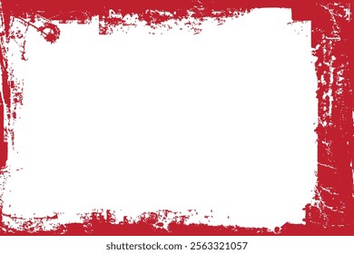 Vector grunge border, grunge border brush, grunge border edge, square grunge border