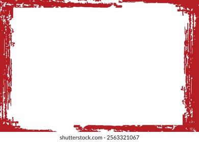 Vector grunge border, grunge border brush, grunge border edge, square grunge border