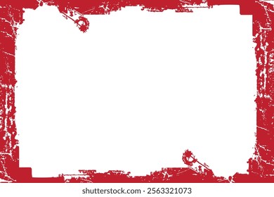 Vector grunge border, grunge border brush, grunge border edge, square grunge border