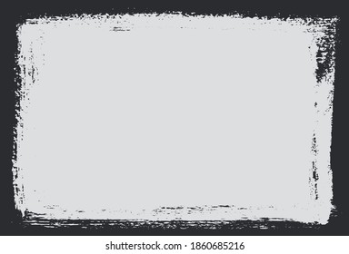 Vector grunge border frame background.