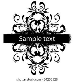 Vector Grunge Border Text Stock Vector (royalty Free) 54253528 