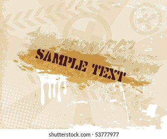 the vector grunge brown background eps 10