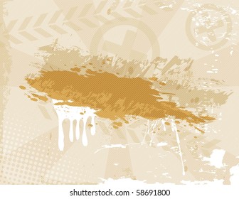 the vector grunge brown background eps 10