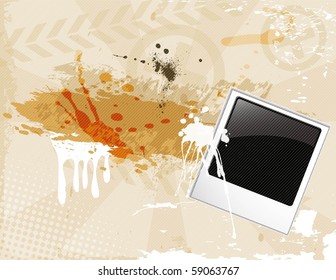 the vector grunge brown background eps 10