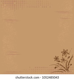 Vector grunge brush abstract background.