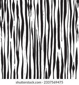 Vector of grunge brush background. Abstract line with ink hand drawn template. Abstract art. Rough texture for your design. Overly texture. Black and white pattern.