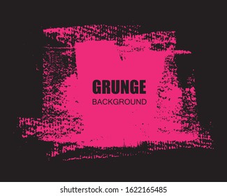 Vector grunge brush stroke banner.