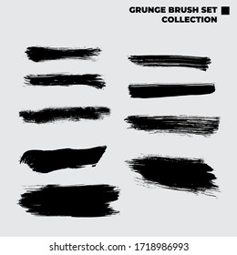 Vector Grunge Brush stroke Collection