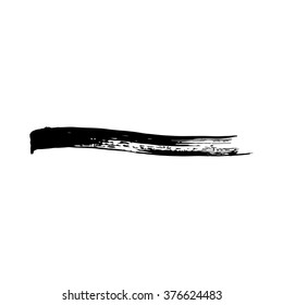 Vector grunge brush stroke ink
