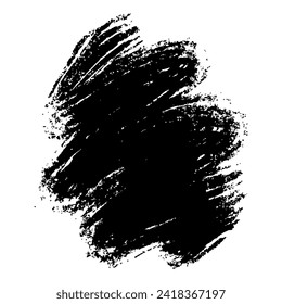 Vector grunge brush strokes. Hand drawn watercolor texture. Vector illustration.