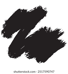 Vector grunge brush strokes. Ink hand drawn illustration. Abstract background.