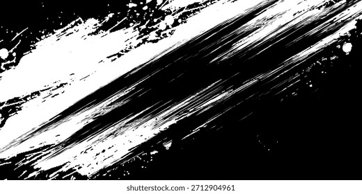 Vector grunge pinceladas textura áspero rasguños negros para el Fondo de pantalla, Plantilla de salpicaduras de pintura, Anuncio de suciedad, diseño de acuarela.

