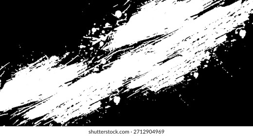 Vector grunge pinceladas textura áspero rasguños negros para el Fondo de pantalla, Plantilla de salpicaduras de pintura, Anuncio de suciedad, diseño de acuarela.

