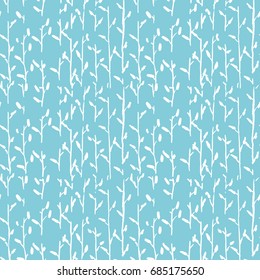 Vector grunge brush swirl pattern. -stock vector