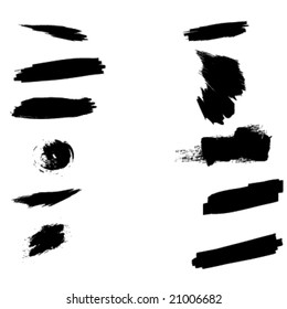 vector Grunge brushes