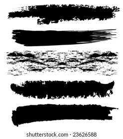 Vector grunge brushes