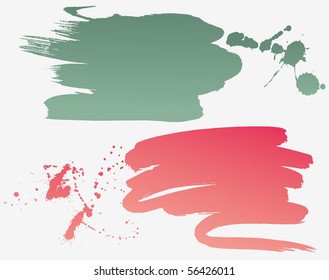 Vector grunge brushes
