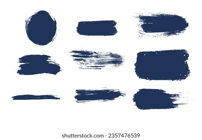 Vector grunge brushes. Grunge paint strokes.

