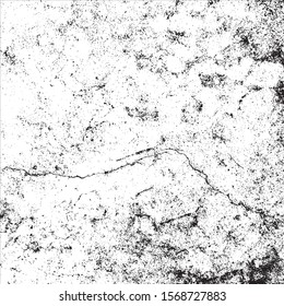 Vector grunge cement black and white abstract background.