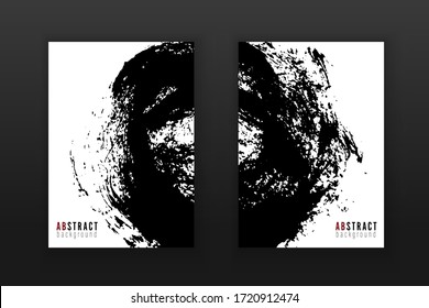 Vector grunge circle banner,cover background.