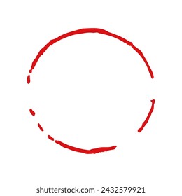 Vector de pinceladas de círculo grunge para marcos, iconos, elementos de diseño