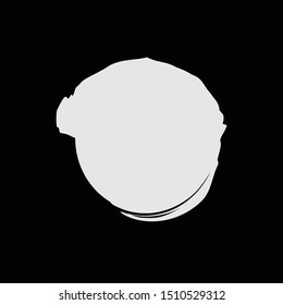 Vector grunge circle. Grungy round vector shape.