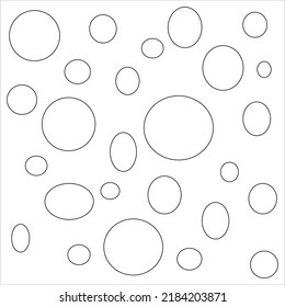 Vector grunge circle, grunge round shape, grunge banner - Color circle brush stroke with black color isolated on white background, Vector Illustration.
