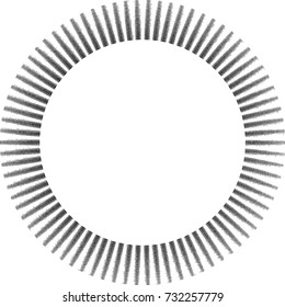 Vector grunge circle. Grunge round shape.