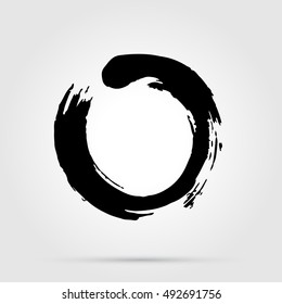 Vector grunge circle. Grunge round shape.Grunge banner.