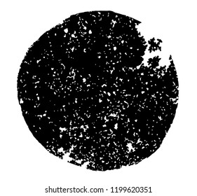 Vector grunge circle. Grunge round stamp.