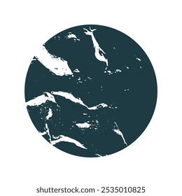 Vector Grunge circle Stamp. Distress grain surface dust and rough background concept. Overlay texture stamps with banners, logos, icon, label and badges.