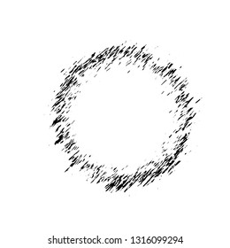 Vector Grunge Circle.Grunge Round Banner.