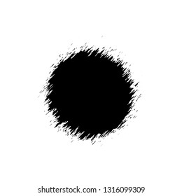 Vector Grunge Circle.Grunge Round Banner.
