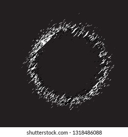 Vector Grunge Circle.Grunge Round Banner.