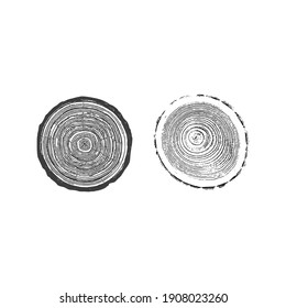 Vector Grunge Circle.Grunge Round Shape. stock vector illustration on white background