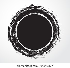 Vector Grunge Circle.Grunge Round Shape.