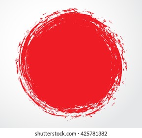Vector Grunge Circle.Grunge Round Shape.