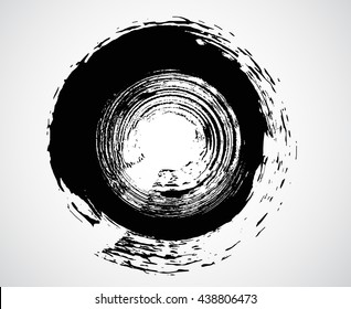 Vector Grunge Circle.Grunge Round Shape.