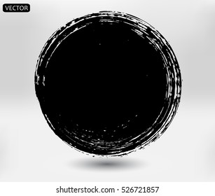 Vector Grunge Circle.Grunge Round Shape.