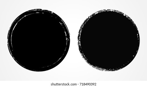 Vector grunge circle.Grunge round stamp.