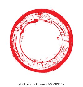 Vector Grunge Circlesdistress Round Shapes Stock Vector (Royalty Free ...