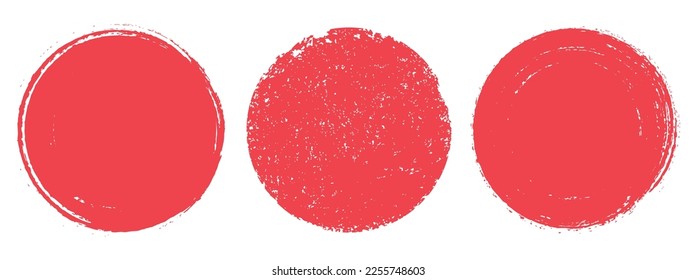 Vector Grunge Circles.Grunge Round Shapes.