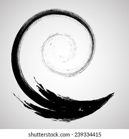 Vector Grunge Circular Arrow . Logo or Icon Design .