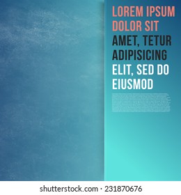 Vector Grunge color texture, blue color. Old scratched surface