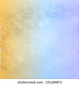 Vector Grunge color texture, yellow and blue color. Old scratched surface