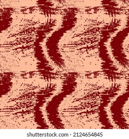 Vector grunge colorful paintbrush seamless pattern with hand drawn texture spray spots. Artistic illustration for fabric design, wallpaper, decorative paper, web design, background, postcards.