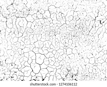 Vector grunge crack urban background. Distress texture. Easy to create abstract distressed effect.