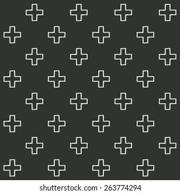 vector grunge cross pattern